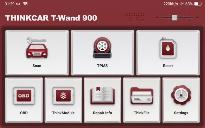 Діагностичне обладнання +TPMS Thinkcar TWAND 900