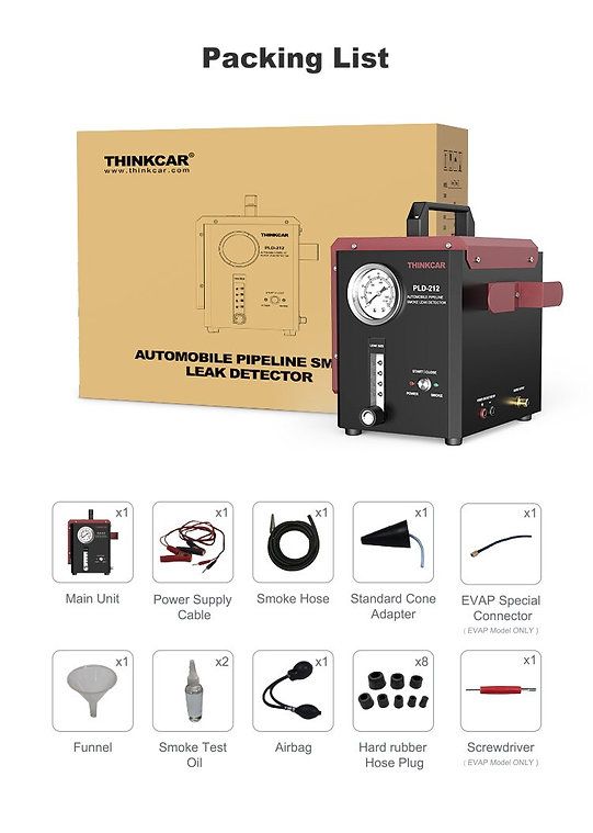 Димогенератор Thinkcar PLD 212 Turbo