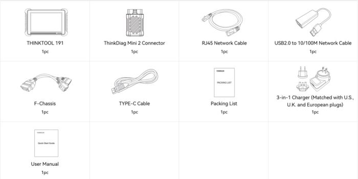 Thinktool Expert 191 - мультимарочний автосканер