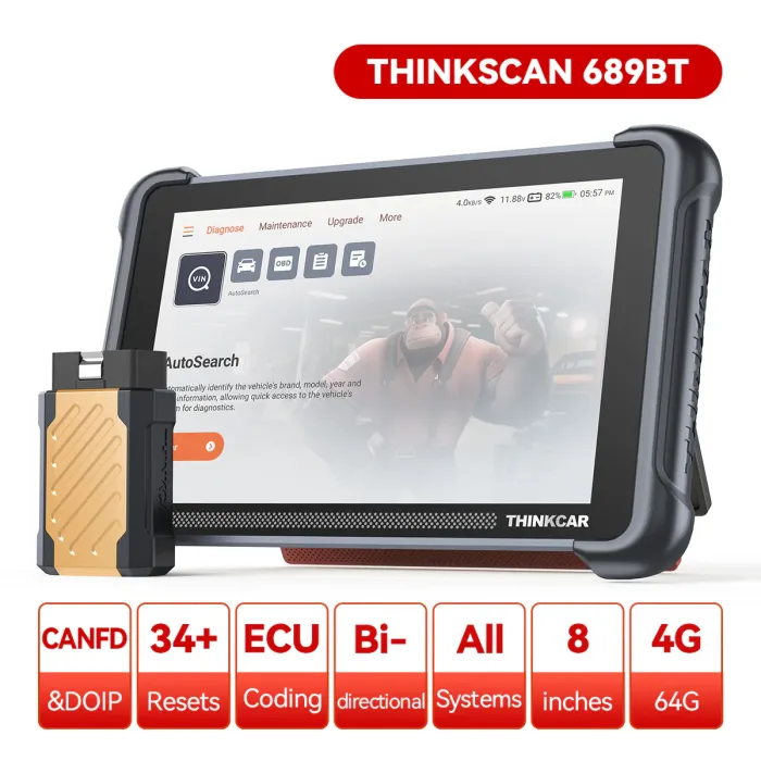Thinkcar Thinkscan 689BT - безкоштовні оновлення та 34 спецфункції
