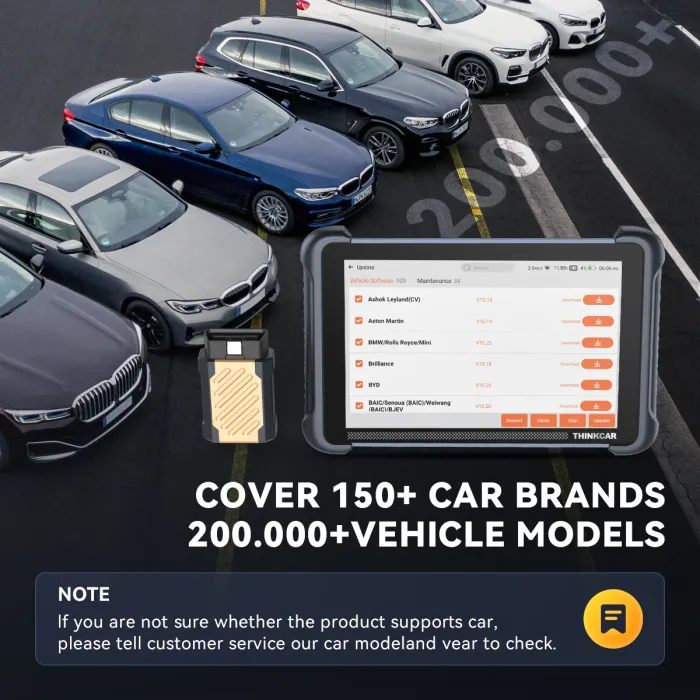 Thinkcar Thinkscan 689BT - безкоштовні оновлення та 34 спецфункції