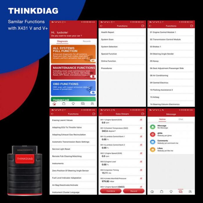 Автосканер THINKDIAG ліцензійний з програмою Thinkdiag+
