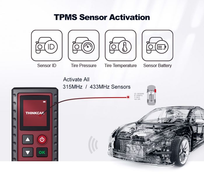 Сканер TPMS ThinkCar TWand 200|THINKTPMS G2