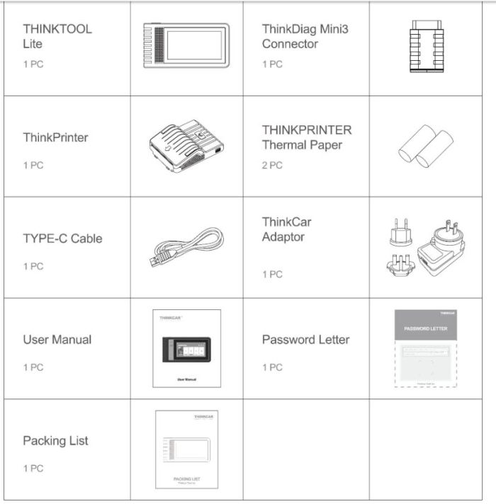 ThinkTool LITE - мультимарочний автосканер