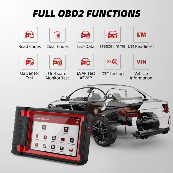 Thinkcar Thinktool PD8 - мультимарочний автосканер