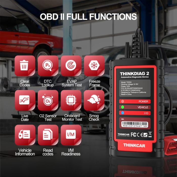 Автосканер THINKCAR THINKDIAG 2
