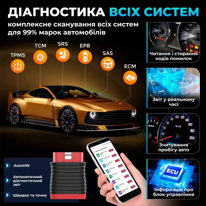 Thinkcar ScanMate мультимарочний автосканер NEW версія