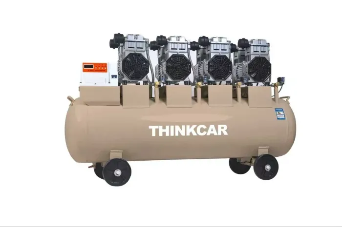 ThinkCar TAC 647 — Промисловий безмасляний компрессор для СТО та малярних цехів (220 л, 1030 л/хв)