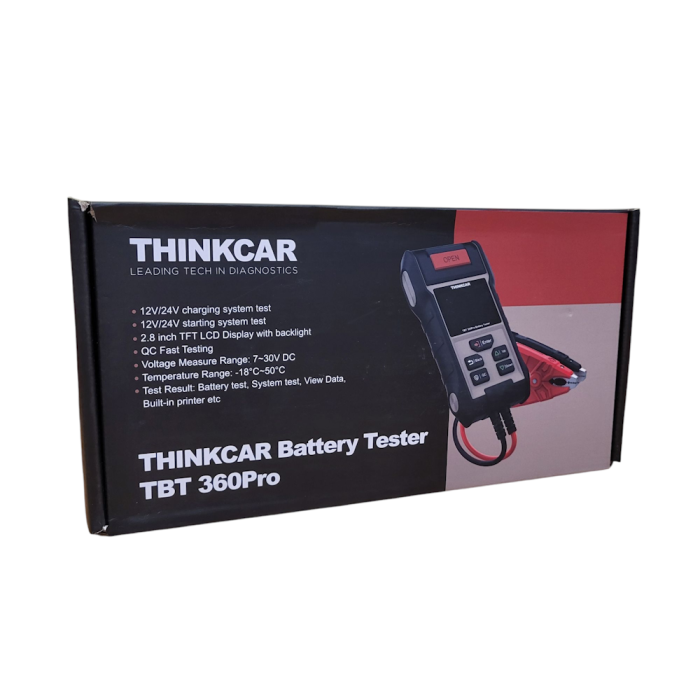 Тестер АКБ THINKCAR TBT 360 Pro (12V, 24V) з принтером