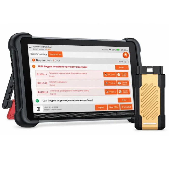 Професійний автосканер Thinkcar THINKSCAN 689BT Pro з J2534 і топологією