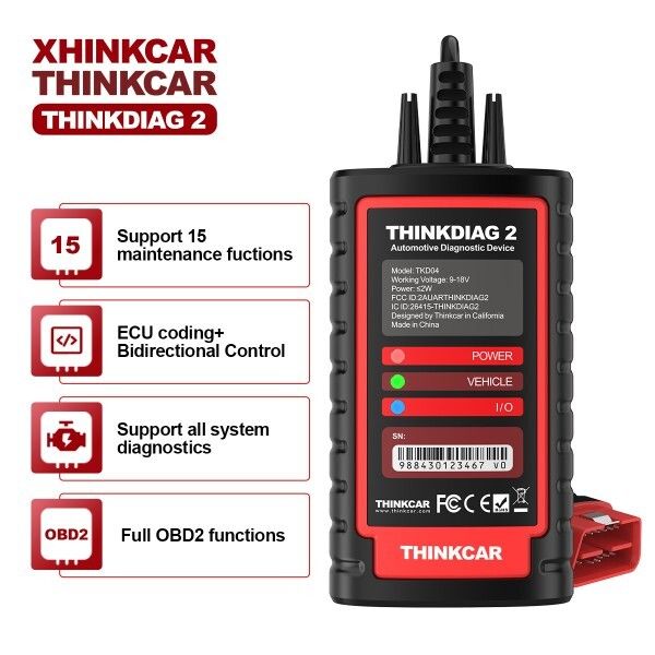 Автосканер THINKCAR THINKDIAG 2